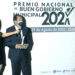 Por segundo año consecutivo, recibe edil Oswaldo García “Premio Nacional al Buen Gobierno Municipal 2021”