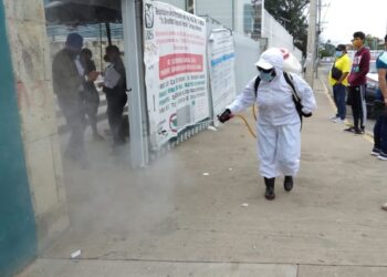 Ayuntamiento de Oaxaca realiza 86 acciones de desinfección en espacios públicos de la ciudad