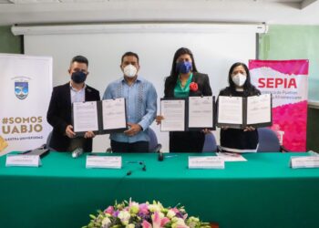 Firman Convenio de Colaboración Sepia y UABJO en beneficio de las juventudes indígenas y afromexicanas