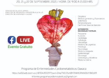 Realizan en Oaxaca primer congreso virtual “Guelaguetza multidisciplinaria, por una vida cardiosaludable”: SSO