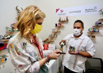 Artesanas y artesanos oaxaqueños nunca dejarán de sorprender a México y el mundo entero: IMM