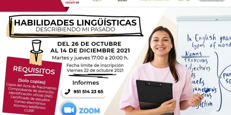 Invita Ayuntamiento de Oaxaca a mujeres al curso en línea de habilidades lingüísticas