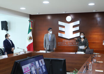 Toma protesta Carmelita Sibaja Ochoa como Presidenta Provisional de IEEPCO