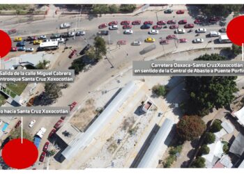 Inicia SAPAO trabajos para la reubicación del colector de drenaje sanitario colapsado en Parque del Amor