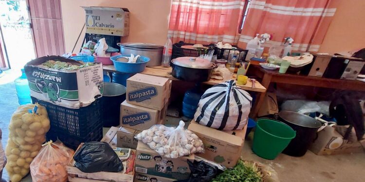 Coordina Segego entrega de ayuda alimentaria a familias del municipio de San Esteban Atatlahuca