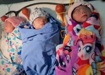 Nacen trillizas en Hospital General “Dr. Macedonio Benítez Fuentes”