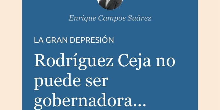 «Rodríguez Ceja no puede ser gobernadora… Esquivel, sí», por Enrique Campos