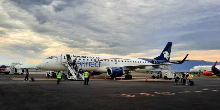 El Aeropuerto Internacional de Oaxaca rompe récord de pasajeros desde que inició la pandemia