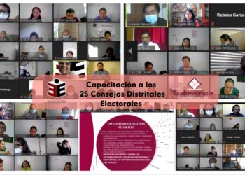 Capacita IEEPCO a quienes integran los 25 Consejos Distritales