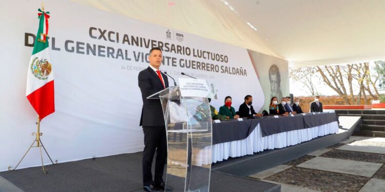 Los ideales de Vicente Guerrero siguen vivos y su ejemplo debe seguir vigente: Gobernador de Oaxaca