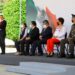 Encabeza AMH ceremonia cívica por el Día de la Bandera Nacional