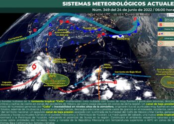 Se reportan lluvias ligeras a moderadas para este viernes: CEPCO s