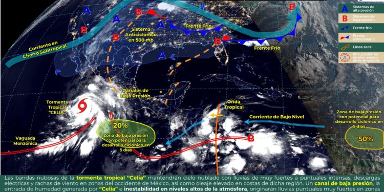 Se reportan lluvias ligeras a moderadas para este viernes: CEPCO s