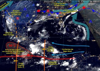 Cierre del puerto de Huatulco por pronóstico de mar de fondo; aumentará frecuencia de lluvias en el estado 