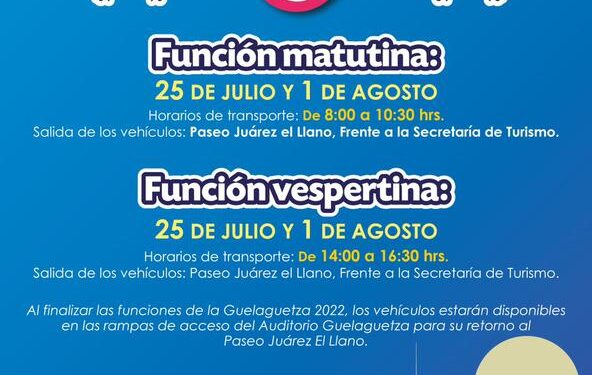 Activa Sistema DIF Oaxaca, el servicio de transporte “DIF ¡Te lleva!”, para personas que requieran sillas de ruedas durante las funciones de Guelaguetza 2022