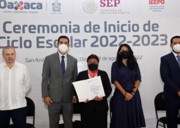 Inaugura el IEEPO ciclo escolar 2022-2023 en Oaxaca