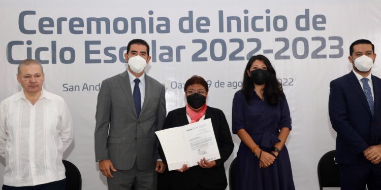 Inaugura el IEEPO ciclo escolar 2022-2023 en Oaxaca