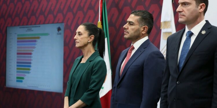 FORTALECE CLAUDIA SHEINBAUM ESTRATEGIA DE SEGURIDAD CON EL EDOMEX