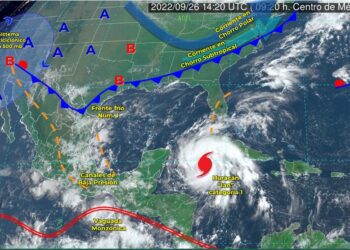 Primer frente frío tendrá influencia en Oaxaca; continúa probabilidad de lluvias ligeras a moderadas