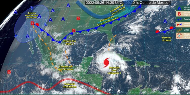 Primer frente frío tendrá influencia en Oaxaca; continúa probabilidad de lluvias ligeras a moderadas