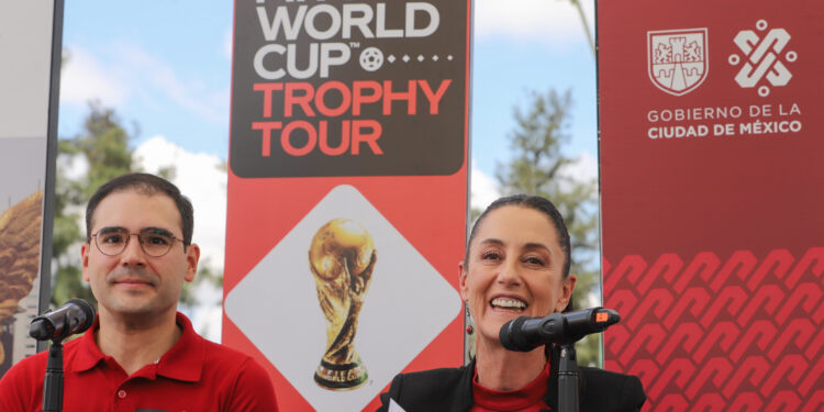 EL TOUR DEL TROFEO DE LA COPA MUNDIAL FIFA INICIARÁ SU GIRA POR LATINOAMÉRICA EN LA CIUDAD DE MÉXICO: CLAUDIA SHEINBAUM&nbsp;