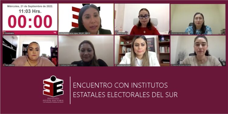 Realiza IEEPCO Encuentro con Institutos Estatales Electorales del Sur sobre derechos políticos de las juventudes&nbsp;&nbsp;
