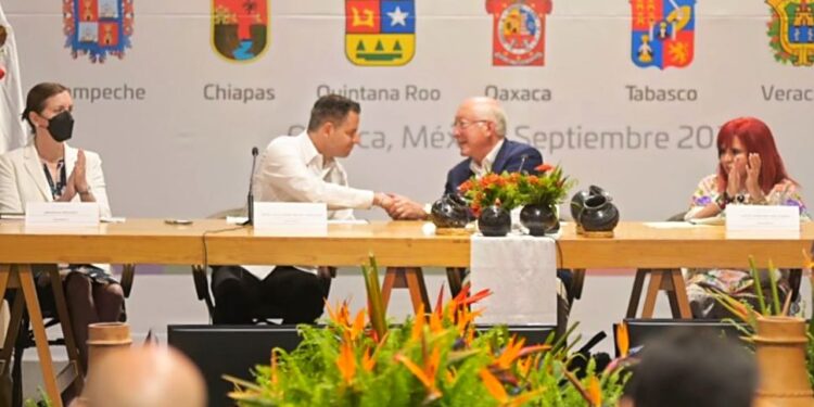 Oaxaca, sede del Sexto Encuentro de Gobernadores y Gobernadoras del sur-sureste con la Embajada de los Estados Unidos de América