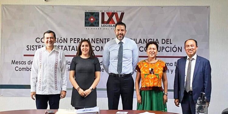 Evalúa comisión legislativa desempeño del Comité del Sistema Anticorrupción de Oaxaca