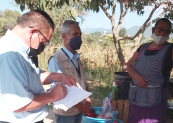 Verifica SSO puestos de comida en principales panteones de la capital