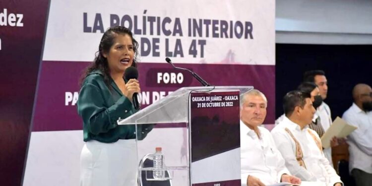 Fuerzas Armadas son aliadas para recuperar la paz en el país, señala Presidenta de Jucopo