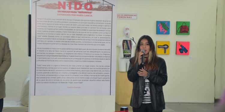 “Nido: un hogar para señoritas” exposición feminista, se presentó en el Congreso oaxaqueño