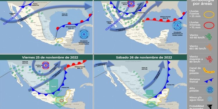 Anuncia CEPCO clima invernal más activo para esta semana en Oaxaca