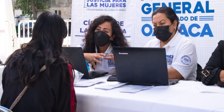 Participa FGEO en Jornada de Paz y Justicia para mujeres, adolescentes y niñas, en San Martín Mexicapan