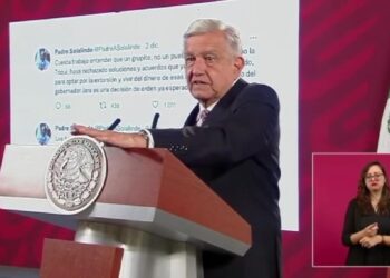 Reconoce el presidente Andrés Manuel López Obrador liberación del zócalo y portales del Palacio de Gobierno en Oaxaca