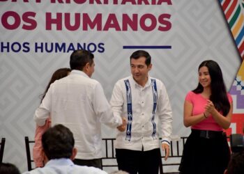 Acude presidente de la Jucopo a la presentación de la agenda sobre Derechos Humanos