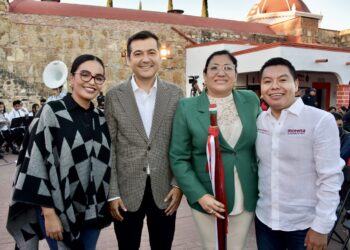 Asiste diputado Luis Alfonso Silva Romo al informe de resultados en San Jacinto Amilpas