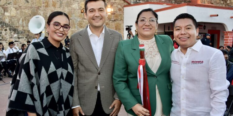 Asiste diputado Luis Alfonso Silva Romo al informe de resultados en San Jacinto Amilpas