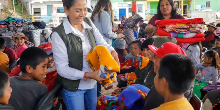 El abrigo de las y los oaxaqueños llega a la Sierra Mixe: DIF estatal