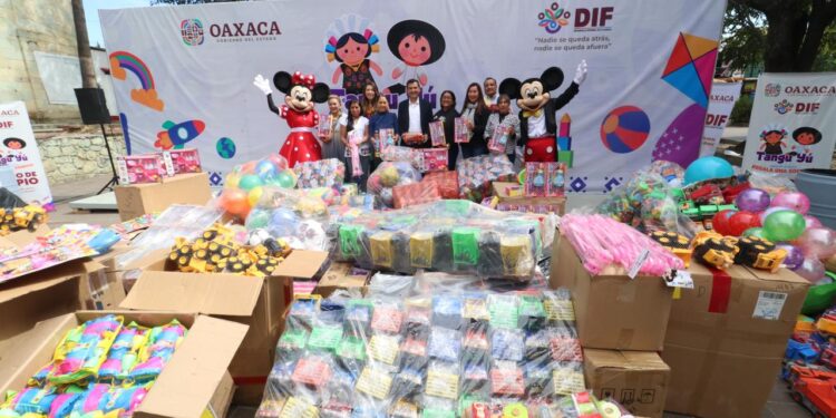 “Tangu Yú” por Oaxaca garantiza la alegría de miles de niñas y niños este 6 de enero