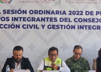 Instalan Tercera Sesión Ordinaria del Consejo Estatal de Protección Civil