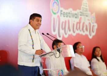 Inaugura Salomón Jara “Festival Navideño 2022” para lograr nuevo Pacto Social para la convivencia pacífica y segura en Oaxaca