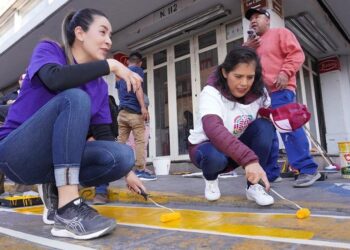 Con 2° Tequio Bienestar, ciudadanía y funcionariado mejoran la imagen visual del Centro Histórico