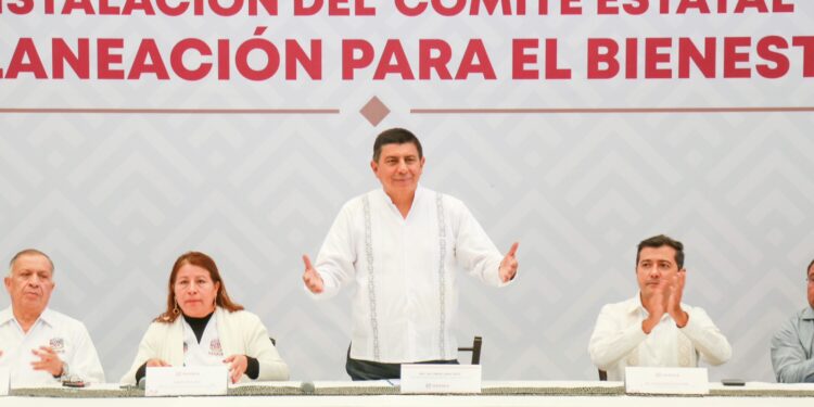 Instala Gobernador Salomón Jara Comité Estatal de Planeación  para el Bienestar