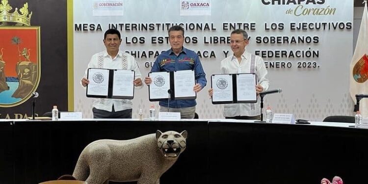 Participa Gobierno del Estado en instalación de Mesa de Atención a Zona Fronteriza entre Oaxaca y Chiapas