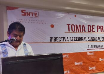 Toma protesta Sección 59, a su primer Secretario General electo por voto universal