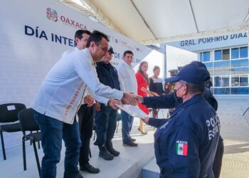 Reconoce Oaxaca el valor de las y los policías
