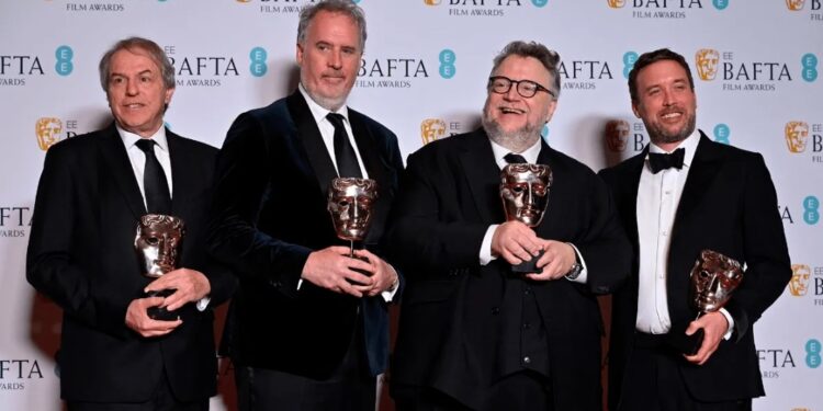 Pinocho de Guillermo del Toro gana el BAFTA a Mejor Película Animada