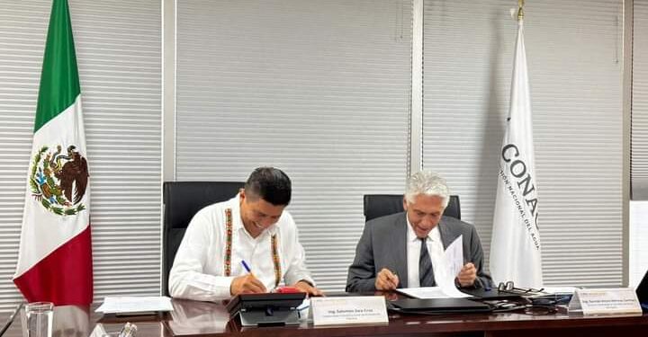 Conagua y Gobierno de Oaxaca firman compromiso para el desarrollo de proyectos e infraestructuras hídricas en la entidad