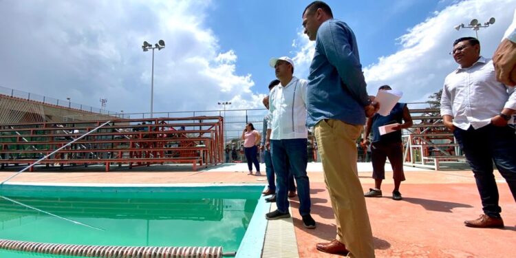 Recorre Secretario de Administración, Antonino Morales, Polideportivo Zona Poniente del ITO