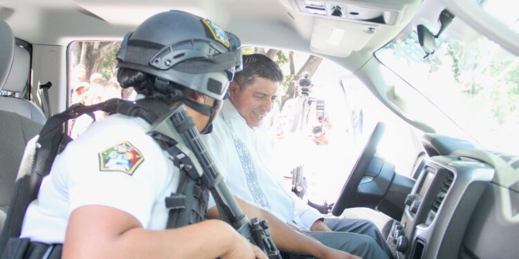 Suma 338 mdp la inversión para la seguridad pública en Oaxaca